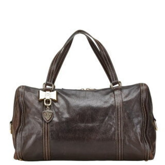 Gucci Boston Bag Brown Leather - Picture 1 of 8